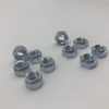 Tuerca de presión hexagonal Galvanizado trivalente Moleteado recto M8-2