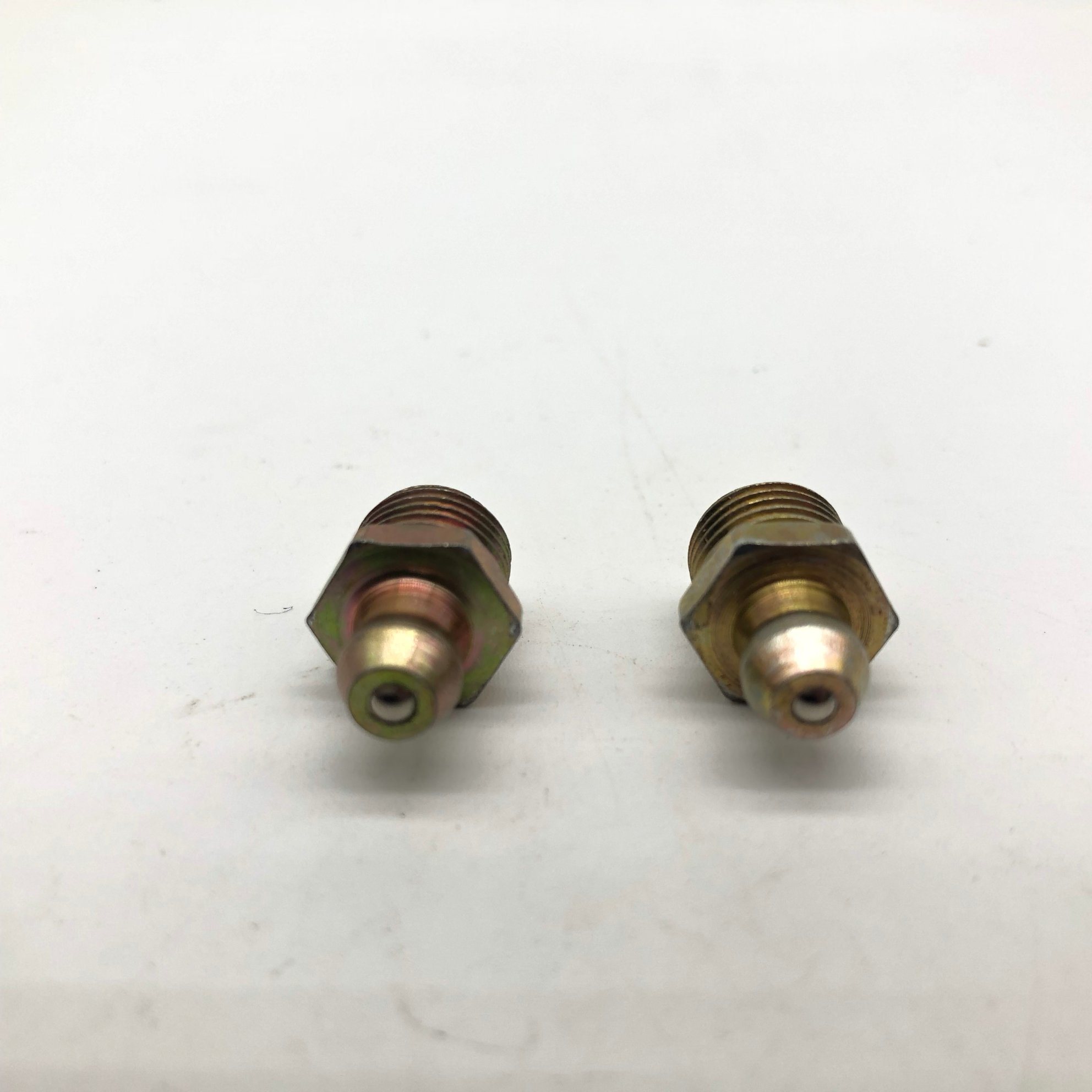 DIN71412 Racor Engrasador Recto 1/4-Unf zinc amarillo