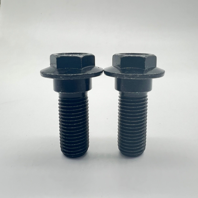 Perno de cinturón de seguridad Perno de brida Zinc negro Cr3+