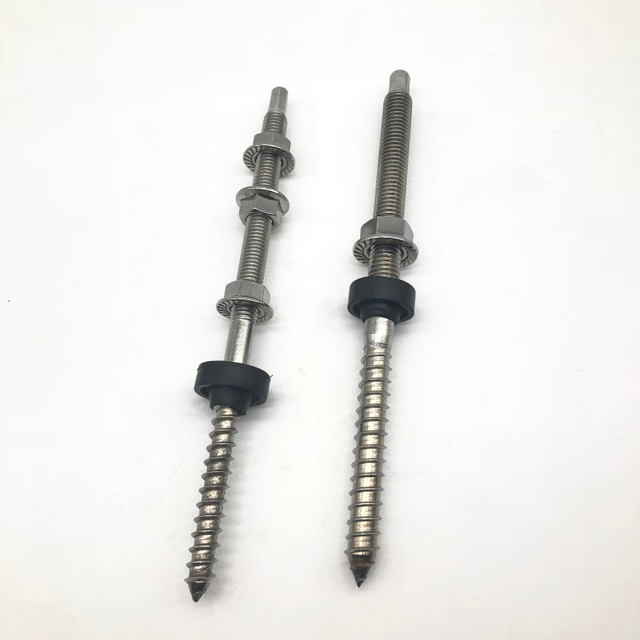 Perno de suspensión de doble tornillo A2-70 SS304 para equipos fotovoltaicos