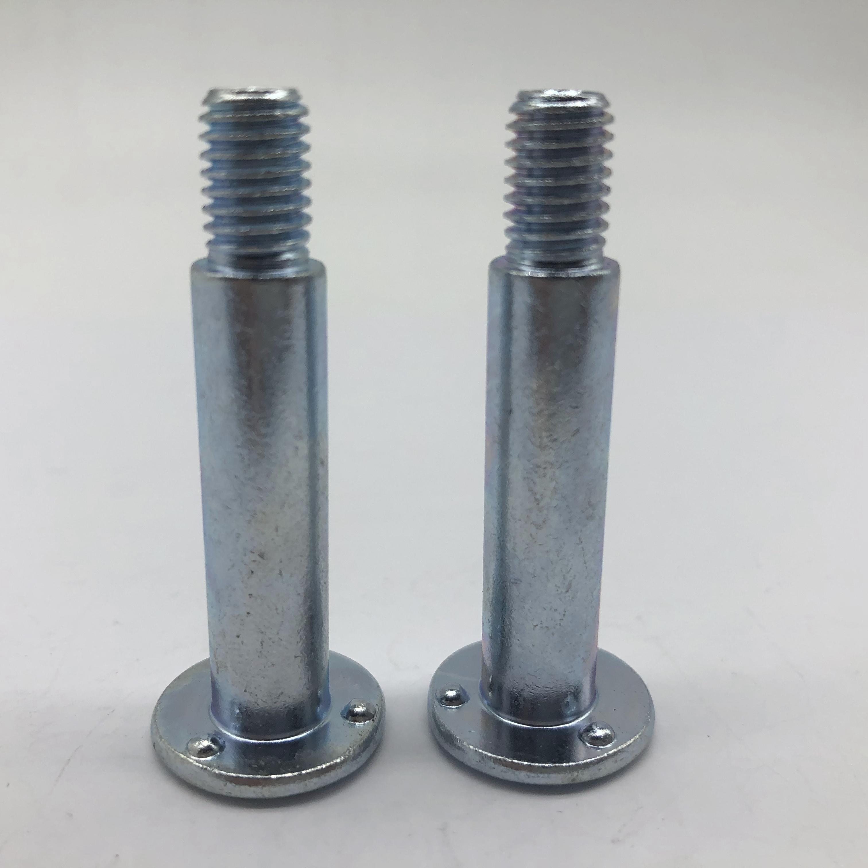 Tornillo de soldadura de zinc blanco azul M8X40