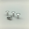 Aluminio sólido del remache de la cabeza de seta DIN674