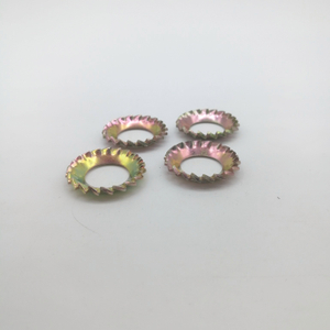 Arandelas de seguridad dentadas Dientes externos e internos