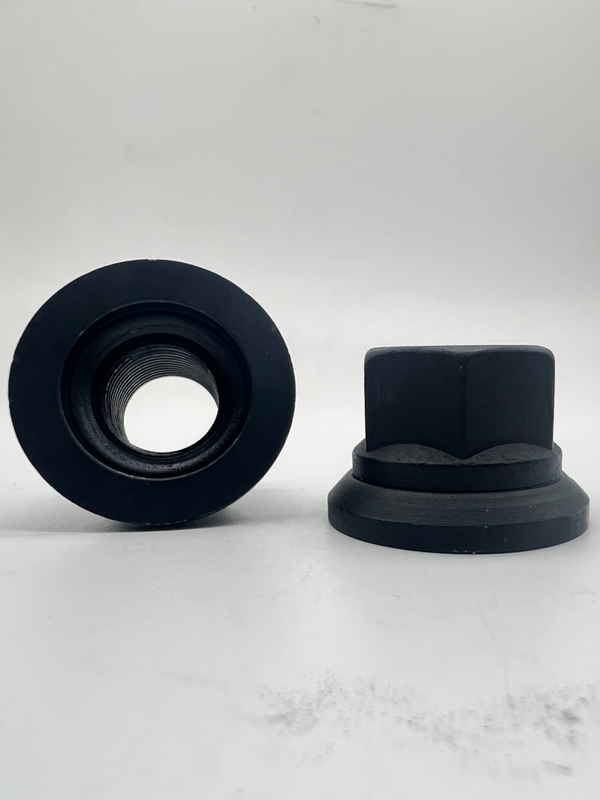 Tuerca de rueda de camión M18X1.5 clase 10 Tuerca de cubo de rueda Negro fosfatado 72 horas