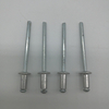 Moleteado de remache ciego de remache pop de zinc de acero