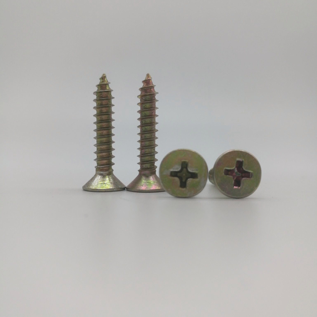 Tornillos autorroscantes para madera Slef con cabeza avellanada Phillip