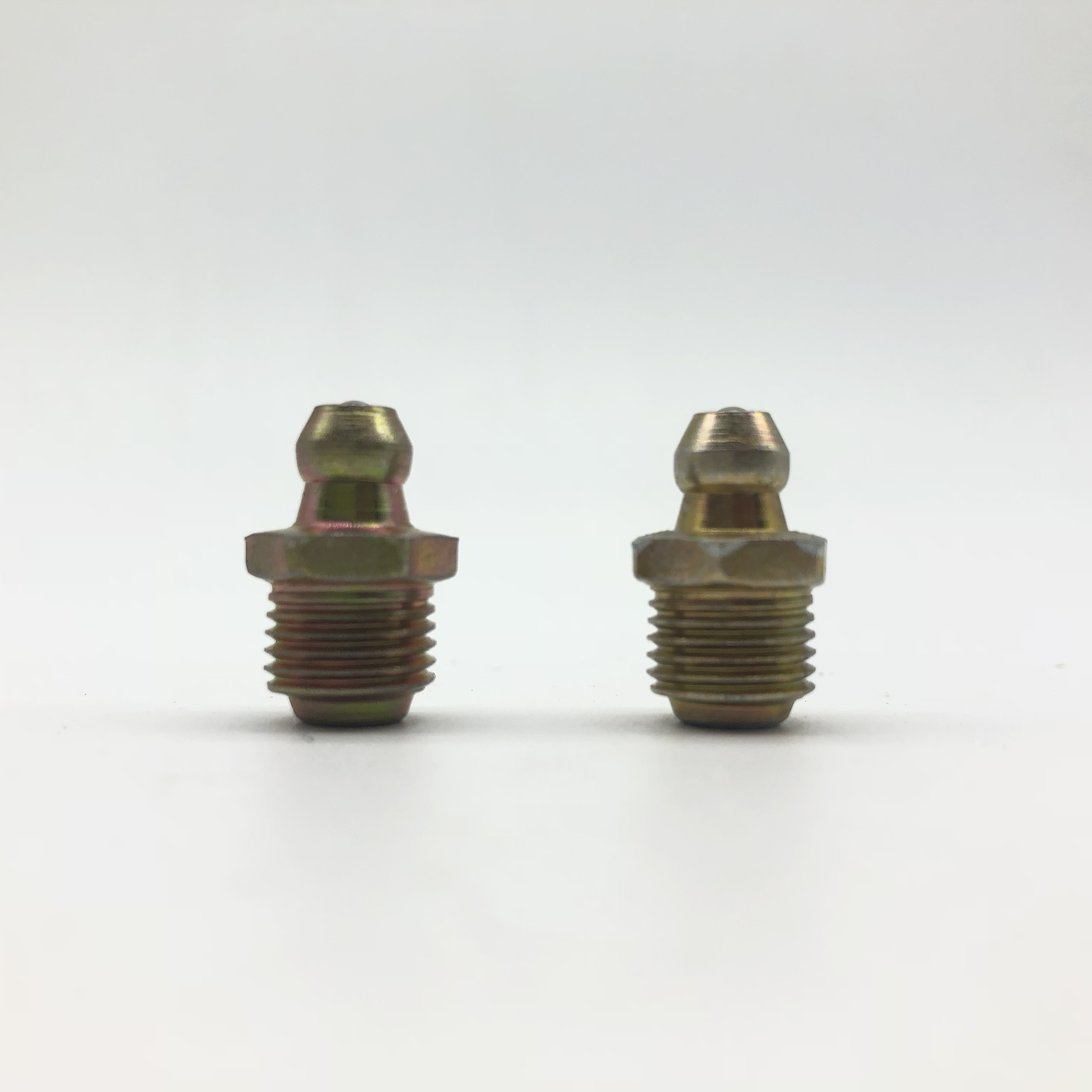 DIN71412 Racor Engrasador Recto 1/4-Unf zinc amarillo