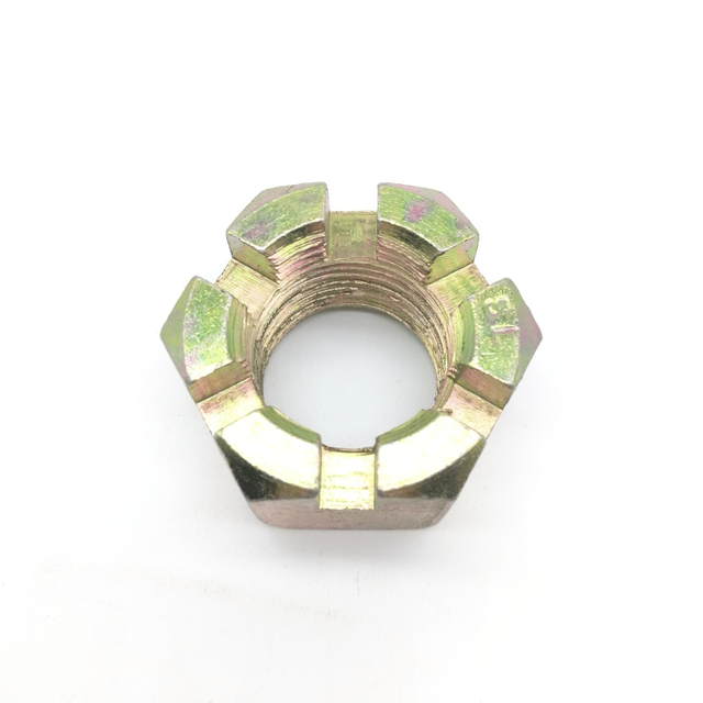 Tuerca castillo ranurada hexagonal DIN935