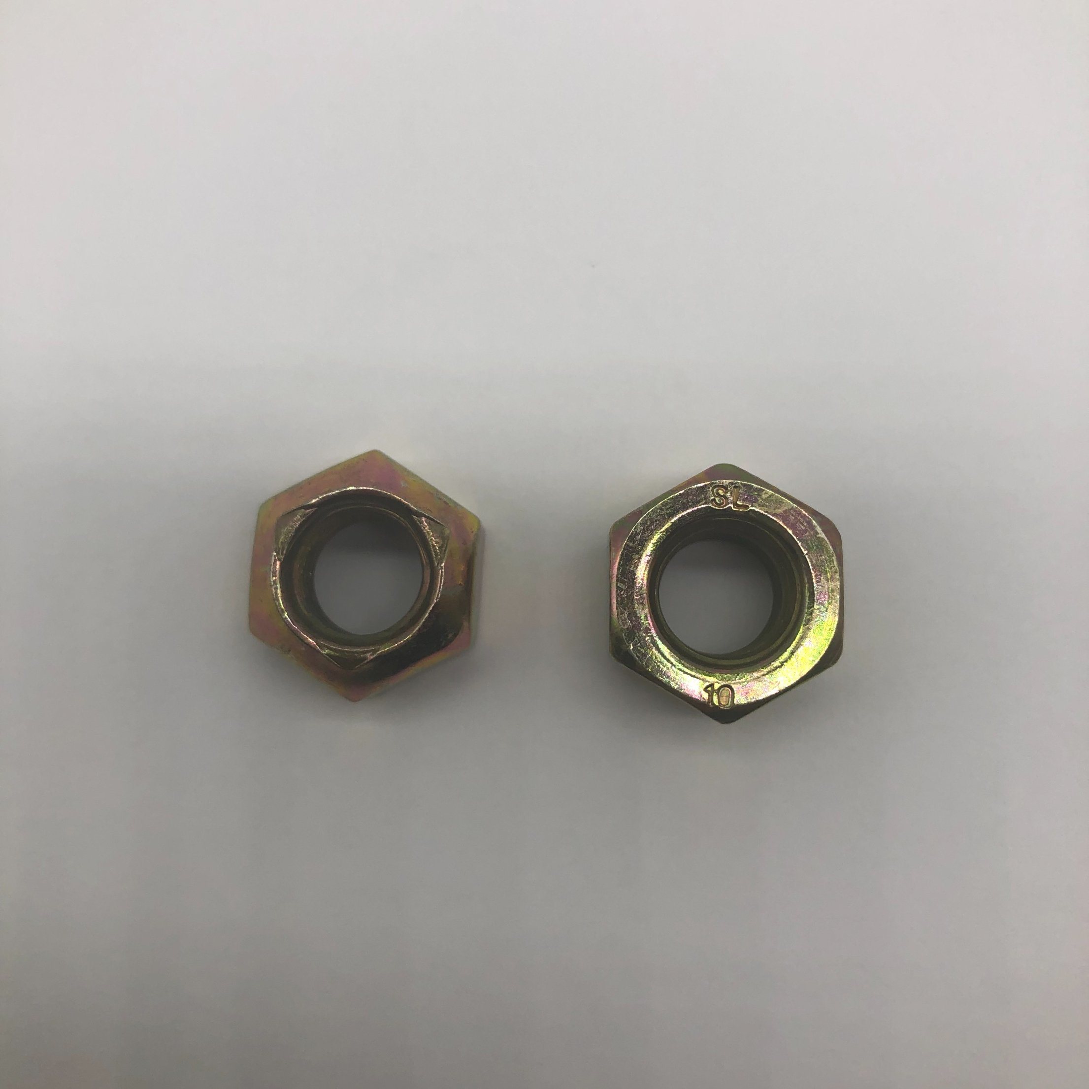 Tuerca hexagonal Tuerca de seguridad con brida Tuerca de seguridad de metal