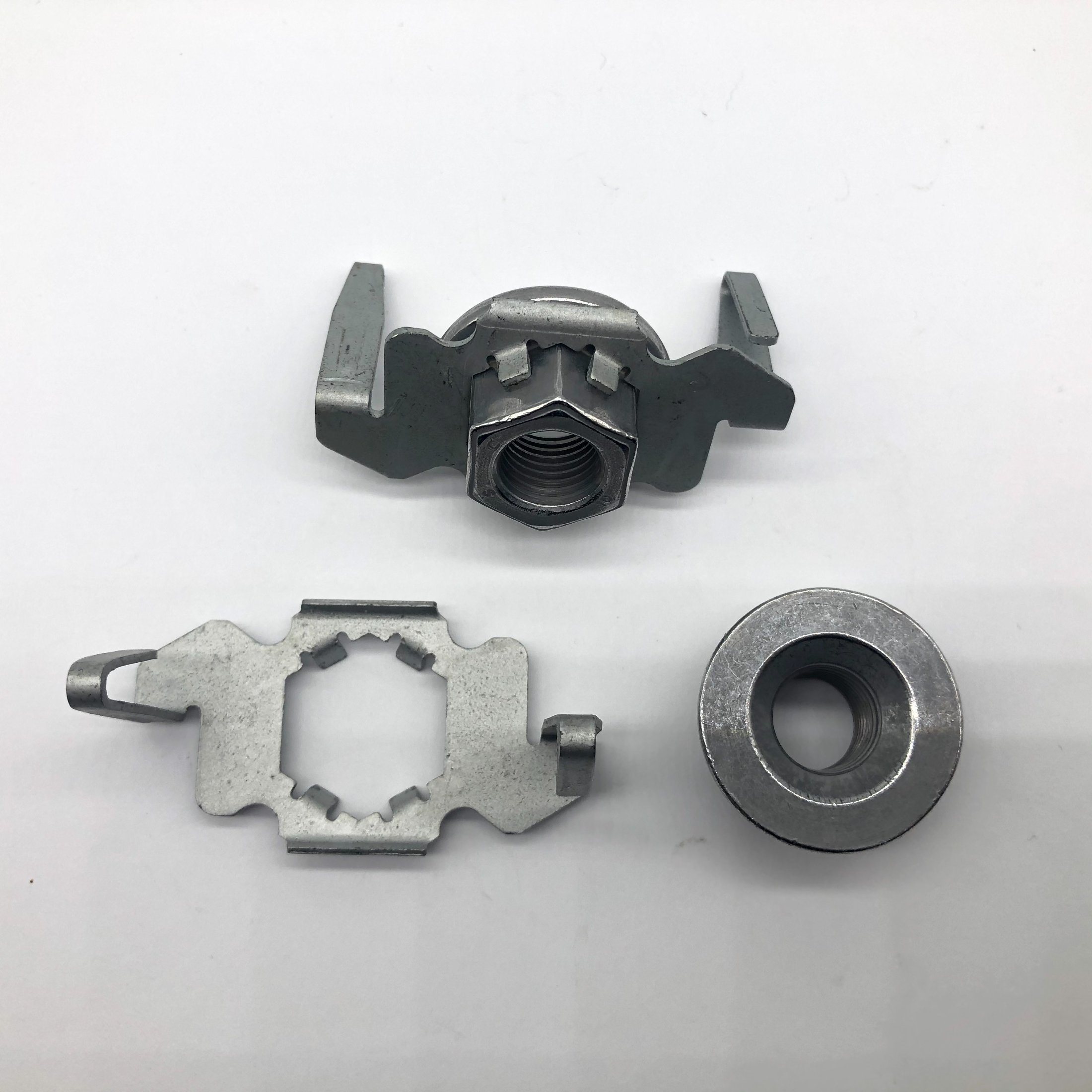 Tuerca con brida M14 Zini para montaje Tuerca hexagonal con brida