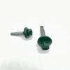 Tornillo autoperforante de acero P4 #14-14X45 Ral 9002 Arandela unida de EPDM con cabeza hexagonal