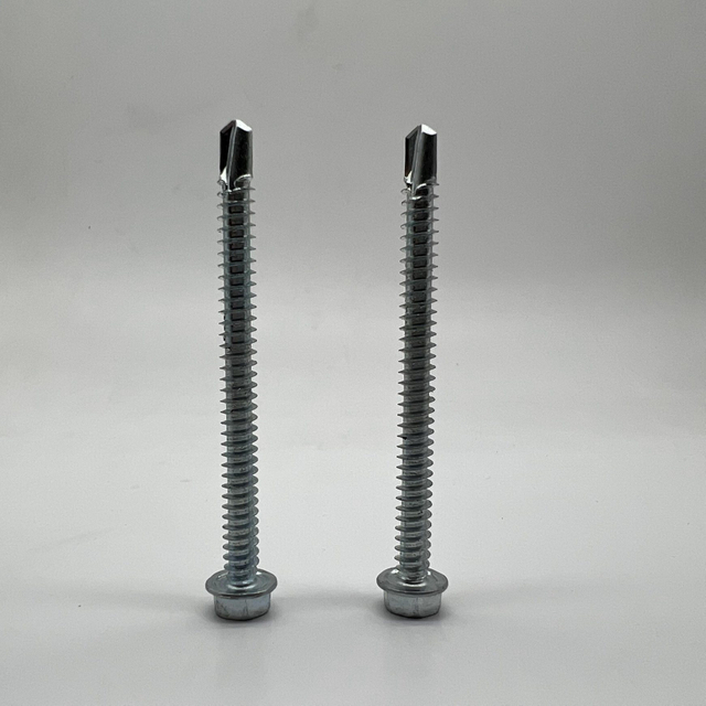 Tornillo autoperforante de cabeza hexagonal n.° 12X60 con collar