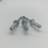 Moleteado de remache ciego de remache pop de zinc de acero