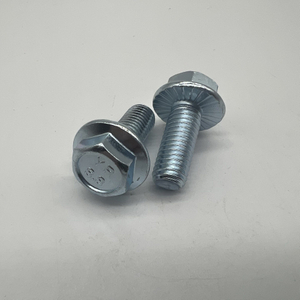 Perno de cabeza hexagonal con brida DIN6921 M10X25 con dentado 24 Cl8.8