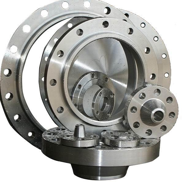 Brida de cuello soldada con elevación de acero inoxidable 304 ASTM A351