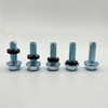 Perno de brida hexagonal DIN6921 M10X30 para silos con arandela de goma