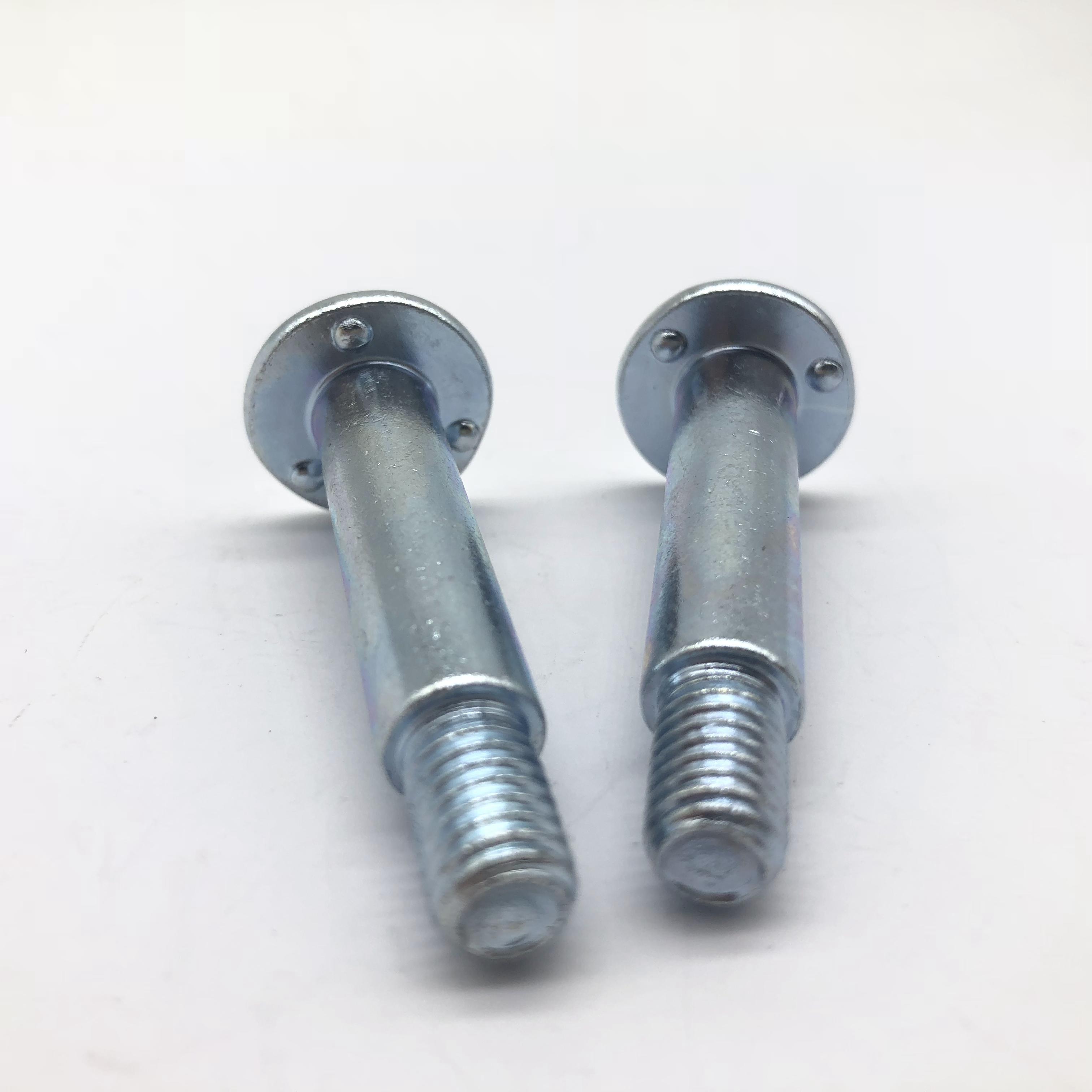 Tornillo de soldadura de zinc blanco azul M8X40