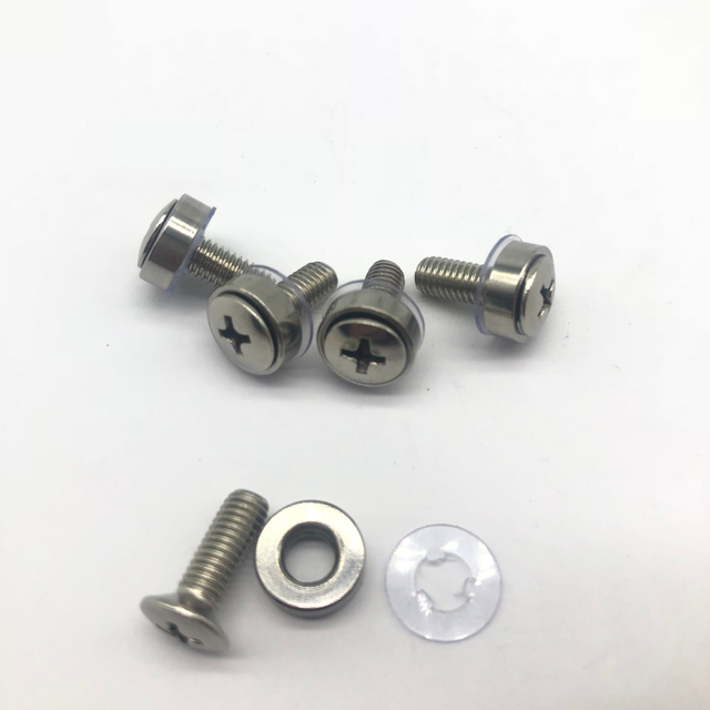 Kit de tornillos de fijación tipo corona para gabinetes de red