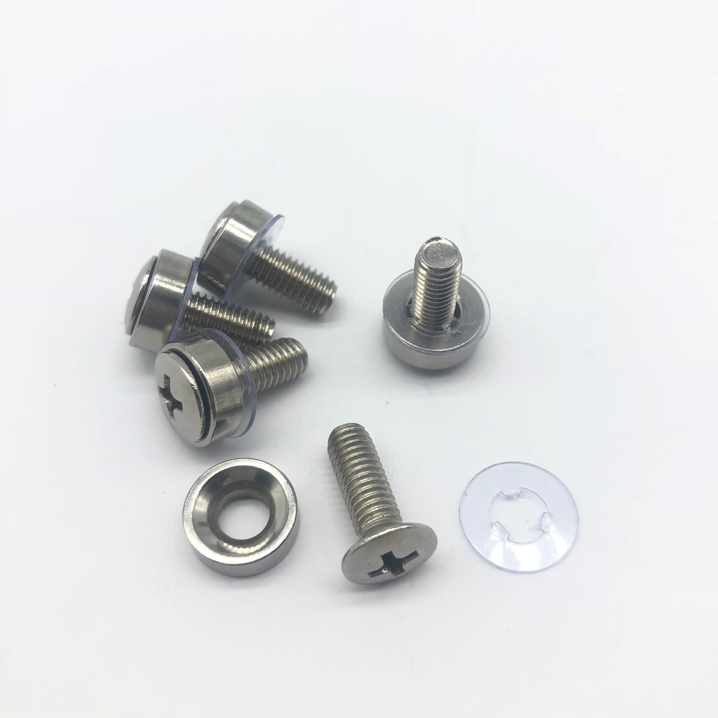 Kit de tornillos de fijación tipo corona para gabinetes de red