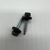 Tornillo autoperforante de acero P4 #12-14X32 Ral 6011 Cabeza hexagonal y arandela EPDM