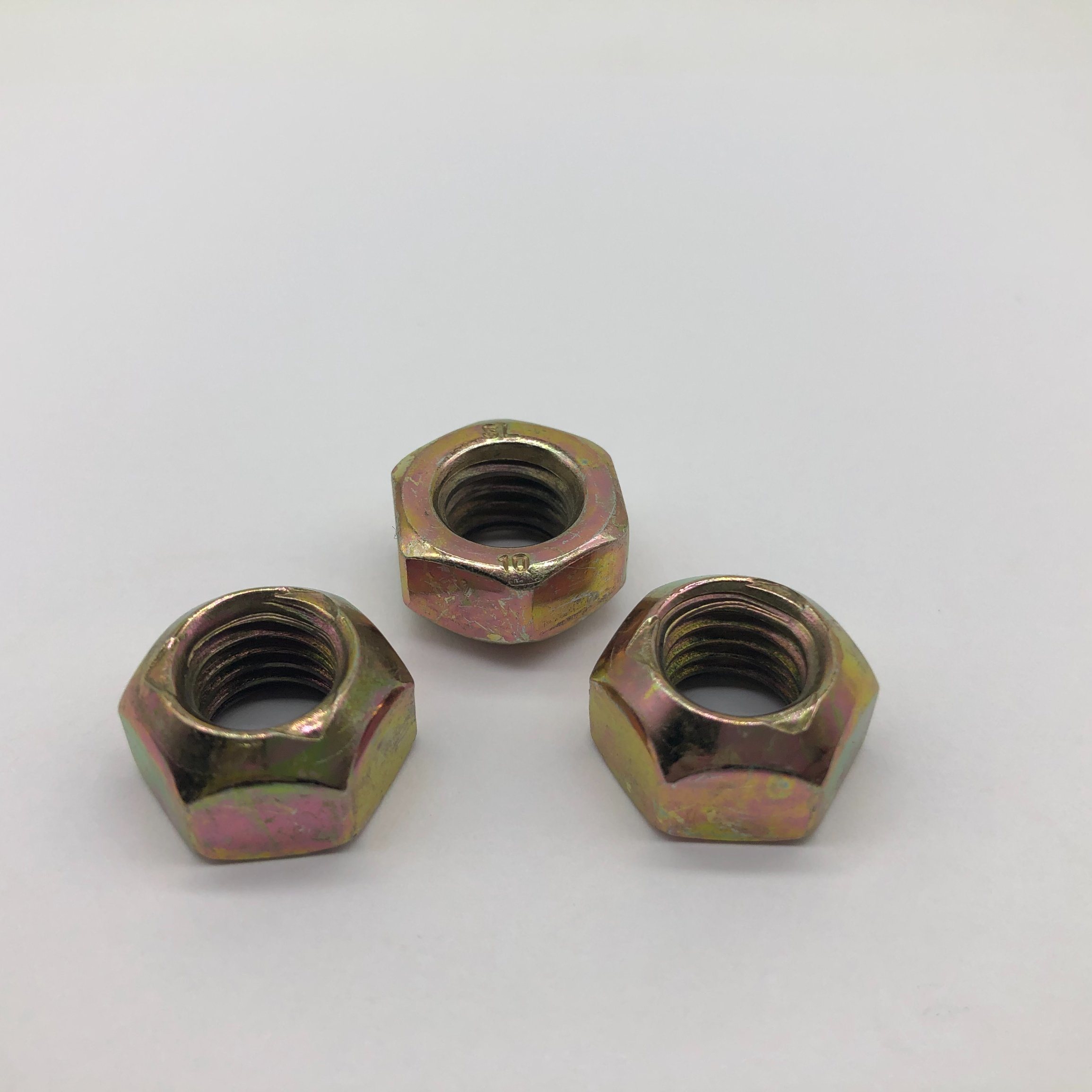 Tuerca hexagonal Tuerca de seguridad con brida Tuerca de seguridad de metal