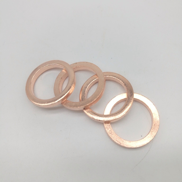 Anillos de sellado de cobre Arandela de sellado Arandela de cobre