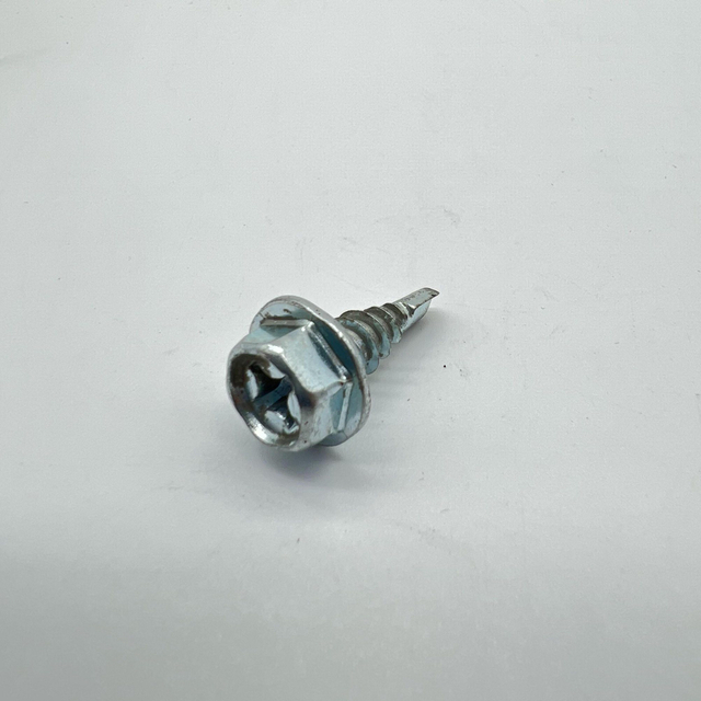 Tornillo autoperforante de cabeza hexagonal Phillip con collar