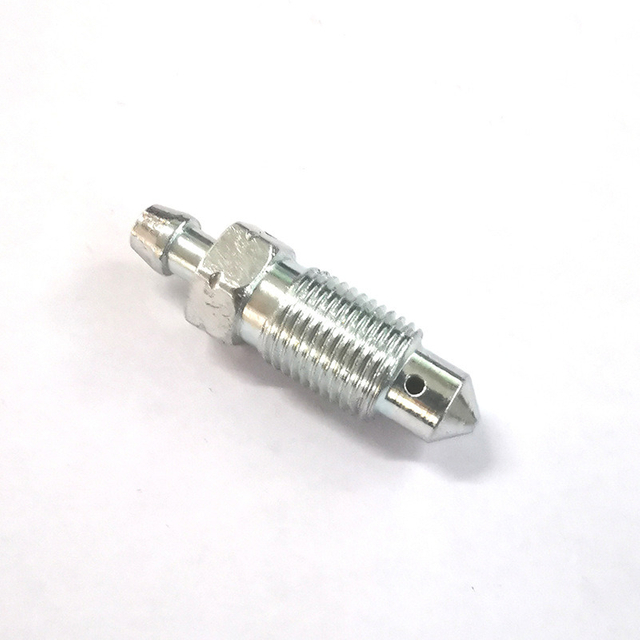 Tornillo de ajuste de purga de acero compacto para piezas de motocicletas