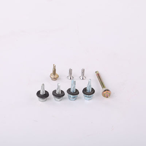 Tornillos perforadores de cabeza hexagonal DIN7504K con rosca roscadora con collar