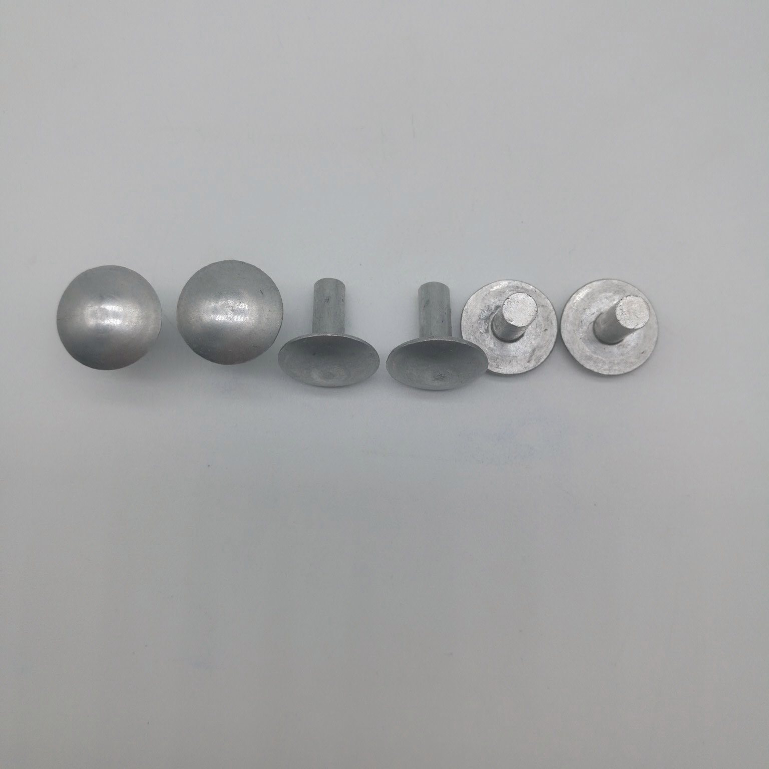 Remache de cabeza plana Aluminio Aluminio