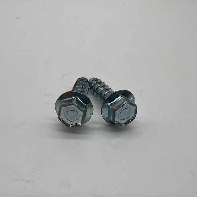 Tornillo Hi-Lo con cabeza de arandela hexagonal Tornillo roscador Zp 6X24