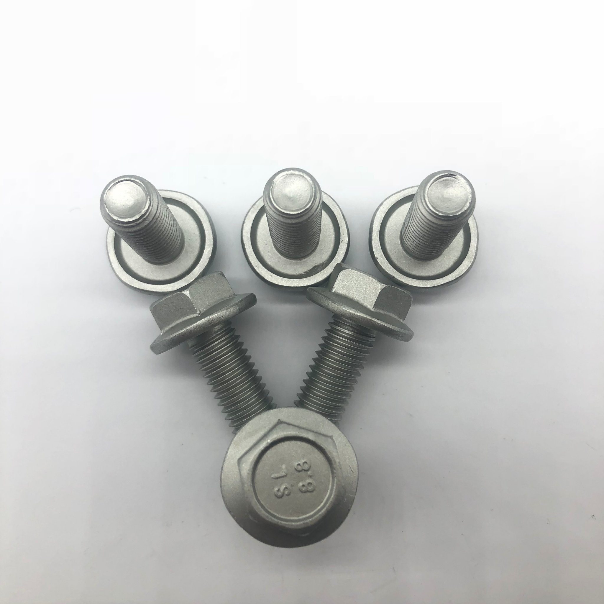 Perno de brida DIN6921 Perno hexagonal con brida para pernos de silo de almacenamiento de grano