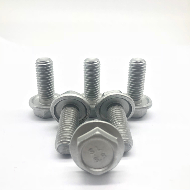 Perno de brida DIN6921 Perno hexagonal con brida para pernos de silo de almacenamiento de grano