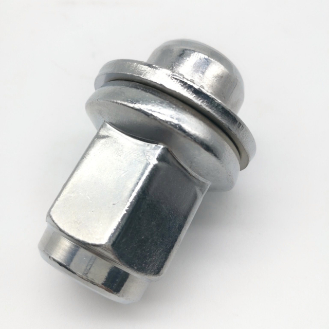 Tuerca de cubo de rueda cromada M12X15