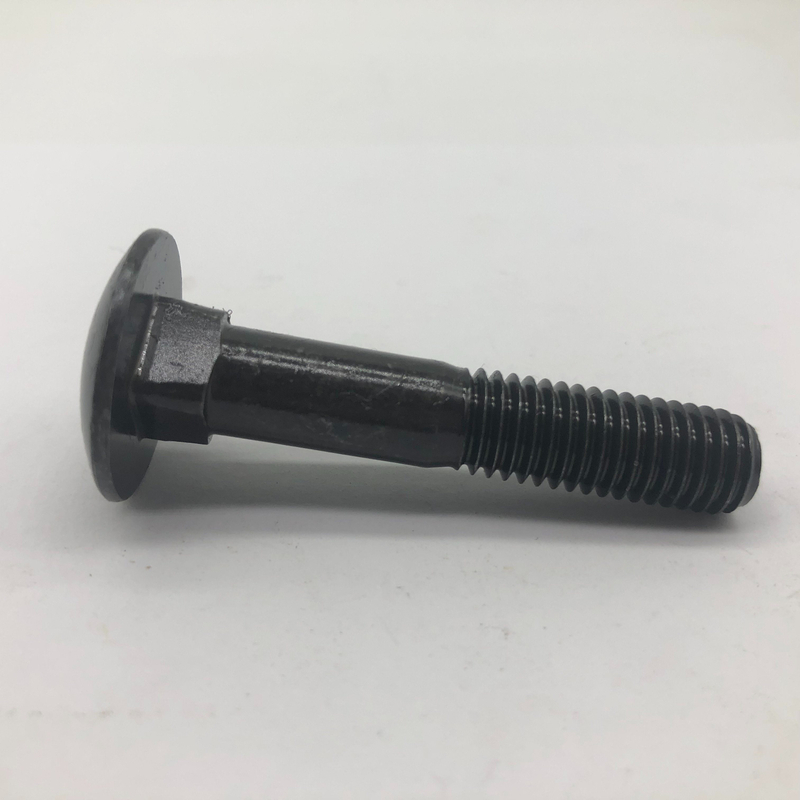 Perno de carro con cuello cuadrado y cabeza de seta DIN603