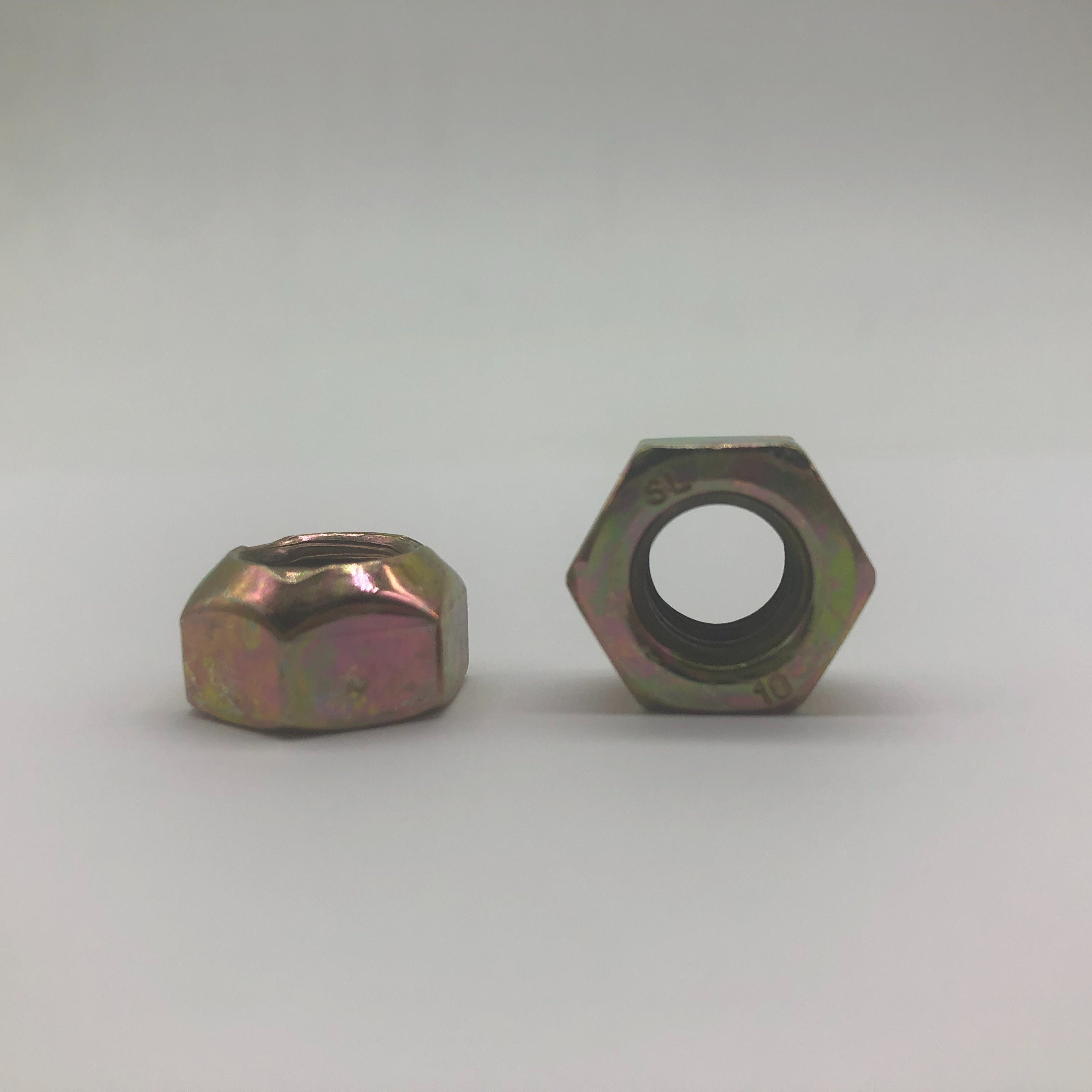 Tuerca hexagonal Tuerca de seguridad con brida Tuerca de seguridad de metal