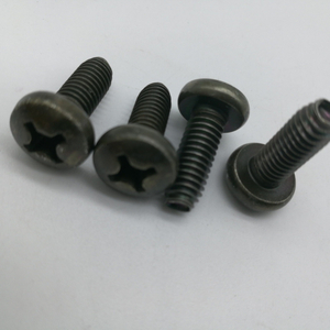 Zinc verde del tornillo de máquina del tornillo de cabeza plana DIN7985