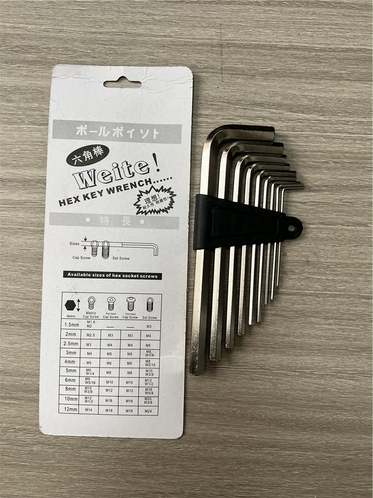 Llave de tubo Juegos de llaves hexagonales Llave de llave hexagonal