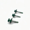 Tornillo autoperforante de acero P4 #14-14X45 Ral 9002 Arandela unida de EPDM con cabeza hexagonal