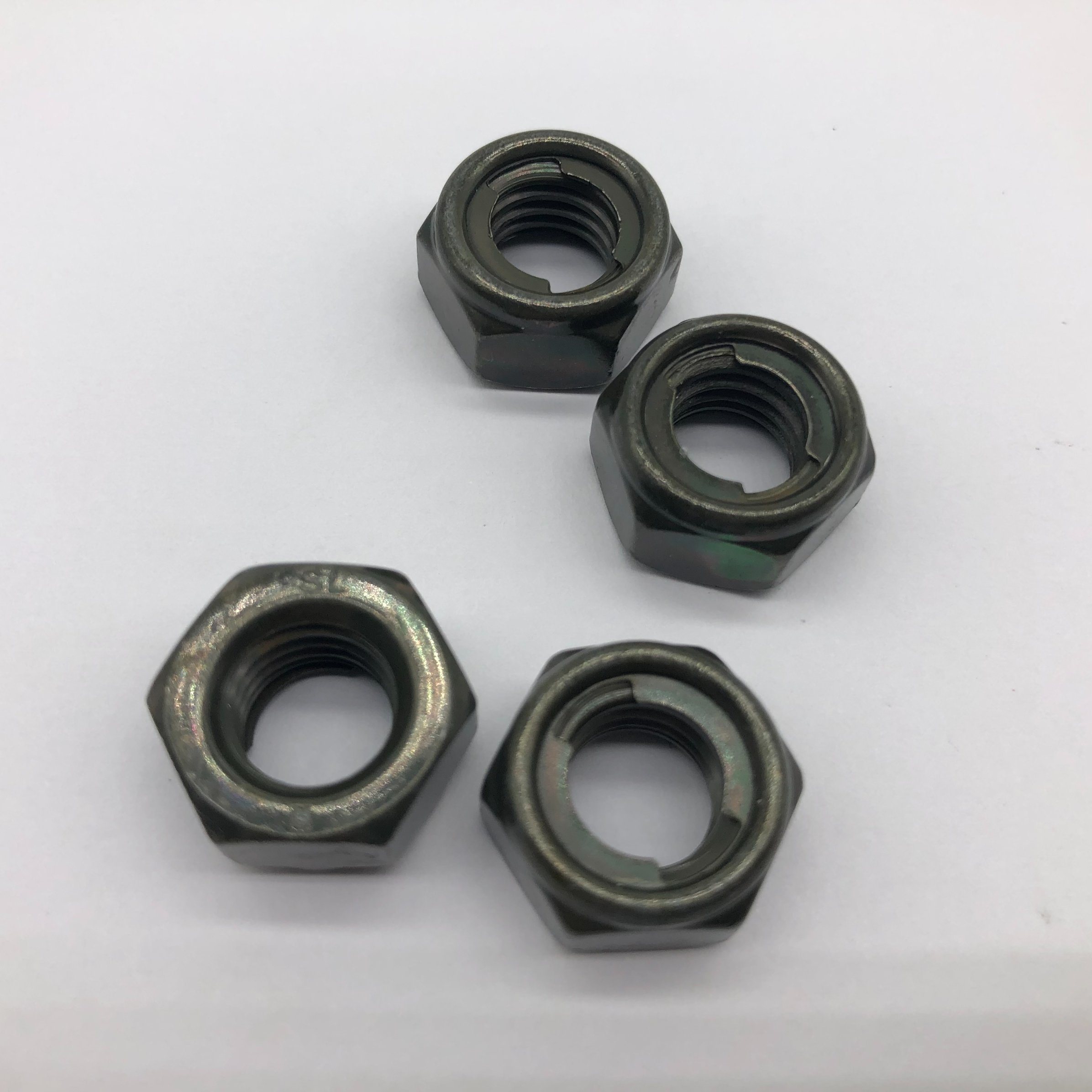 Tuerca de bloqueo de inserción de metal DIN980 M10 Cl8