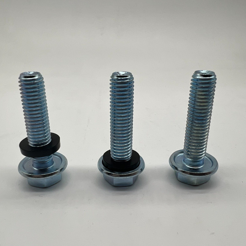 Tornillo de brida DIN6921 Perno de brida M10X40 para silo