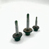 Tornillo autoperforante de acero P4 #14-14X45 Ral 9002 Arandela unida de EPDM con cabeza hexagonal