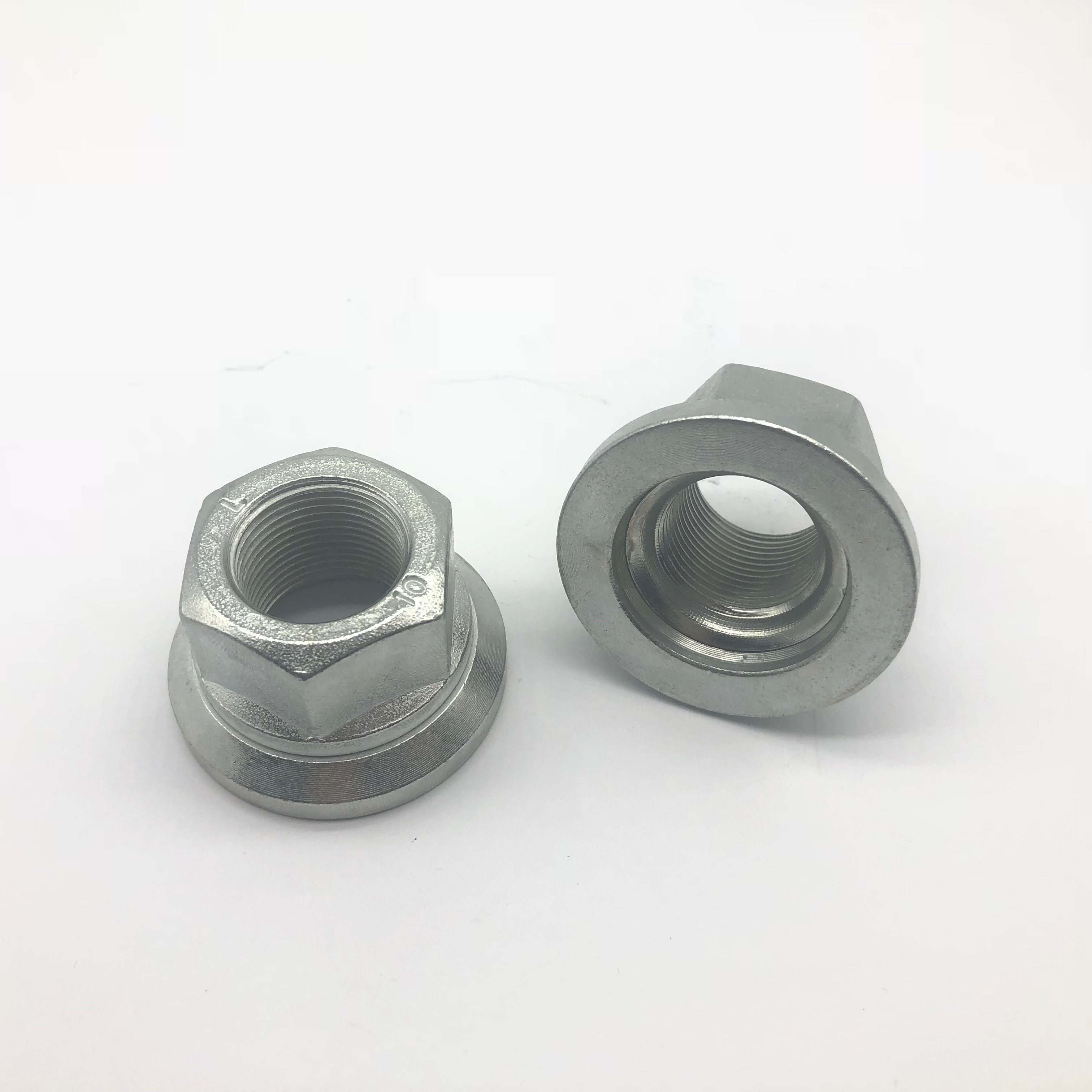 Tuerca de rueda galvanizada M22X1.5 Tuerca de cubo de rueda