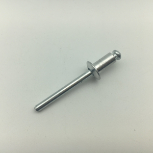 Moleteado de remache ciego de remache pop de zinc de acero