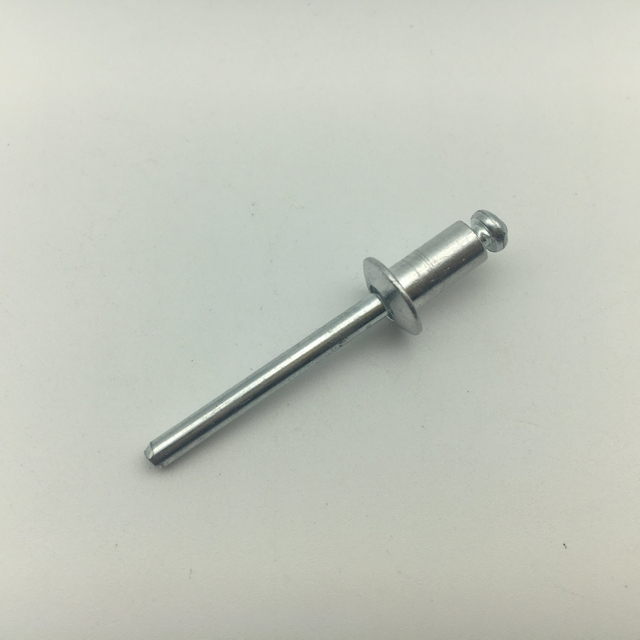 Moleteado de remache ciego de remache pop de zinc de acero