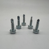 Tornillos perforadores de cabeza hexagonal DIN7504K con rosca roscadora con collar
