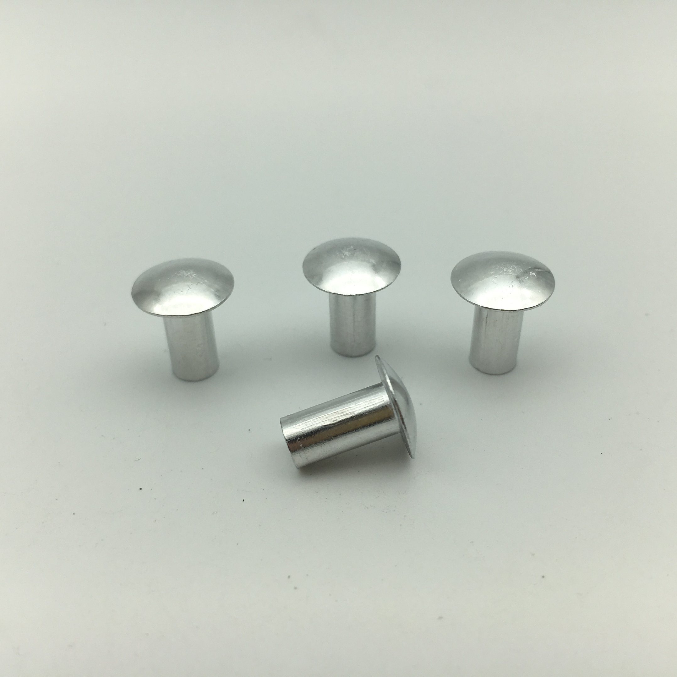 Aluminio sólido del remache de la cabeza de seta DIN674