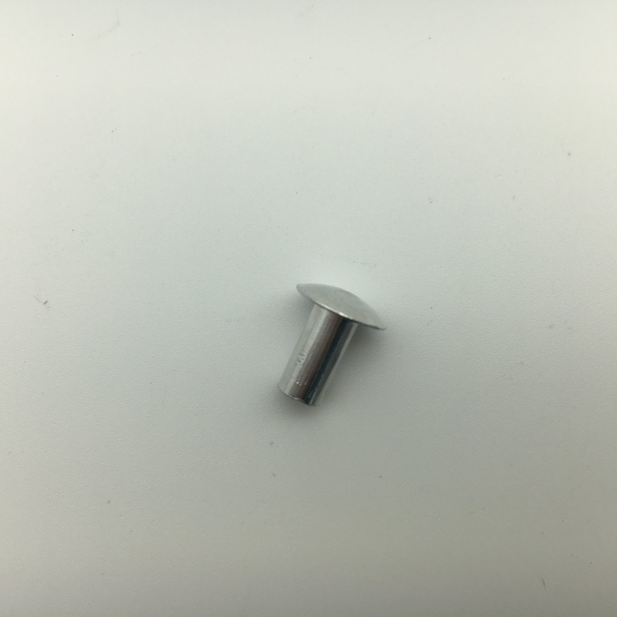 Aluminio sólido del remache de la cabeza de seta DIN674